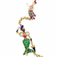 Retro gold Charm necklace, 1940’s