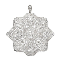 Ciondolo Cartier in platino e oro con diamanti 1915 ca
