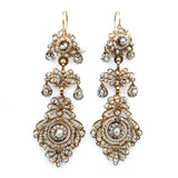 Antique gold and pearl parure