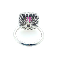 Anello con rubino Burma 1950