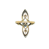 Late Victorian diamond marquise ring