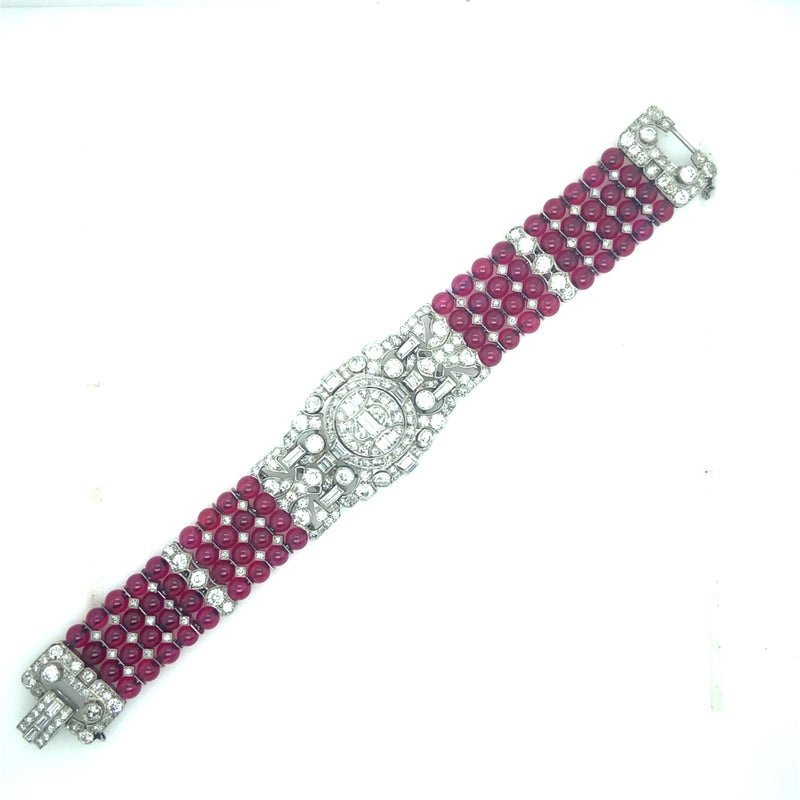 Bracciale per orologio Tissot in platino Art Déco