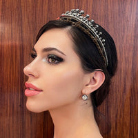 A XIX Century important silver topped, Yellow gold and old cut diamond tiara, convertible into a necklace. Probably French