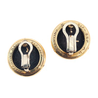 Orecchini in oro con monete, Bulgari, anni'80