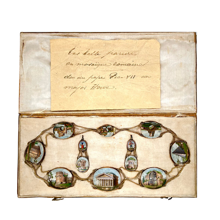 Gold Micromosaic Parure