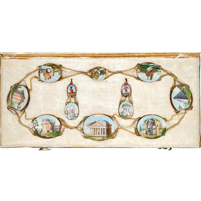 Gold Micromosaic Parure