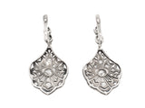 Art Deco platinum and diamond earrings