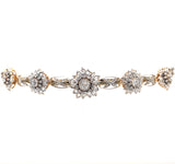 A Victorian diamond bandeau tiara necklace