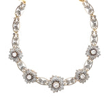 A Victorian diamond bandeau tiara necklace