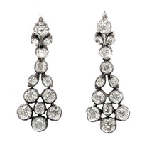 Important Victorian diamond earrings