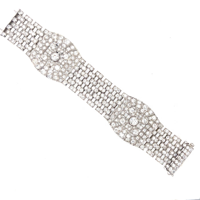 Art Deco platinum and diamond bracelet, 1930