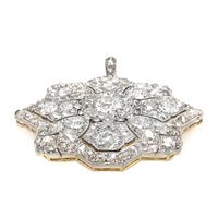 Ciondolo Cartier in platino e oro con diamanti 1915 ca