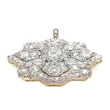 Cartier platinum gold and diamond pendant 1915 c.a