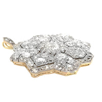 Ciondolo Cartier in platino e oro con diamanti 1915 ca