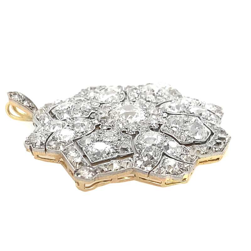 Ciondolo Cartier in platino e oro con diamanti 1915 ca