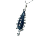 Art Deco diamond and onyx pendant