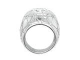 Important platinum and 6 carats diamond ring
