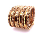 Retro rose gold bracelet