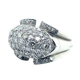 Anello Art Déco in platino e diamanti, 1930 ca