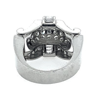 An Art Déco platinum and diamond ring, 1930 c.a.