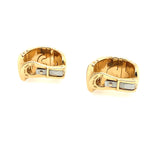 Yellow gold monete parantesi earrings, Bulgari.