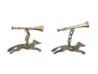 Gemelli vittoriani in oro con diamanti
