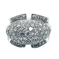 An Art Déco platinum and diamond ring, 1930 c.a.