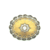Buccellati gold and diamond brooch