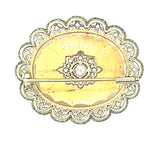 Buccellati gold and diamond brooch