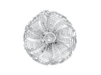 Edwardian platinum and diamond pendant