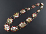 Georgian gold and micromosaic necklace