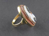 Georgian gold and agate cameo ring