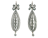 Edwardian gold and diamond earrings, 1900 c.a.