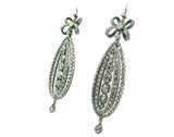Edwardian gold and diamond earrings, 1900 c.a.