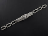 An Art Déco platinum and diamond bracelet