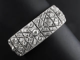 A very fine art Déco platinum and diamond bracelet. France, 1920 c.a.