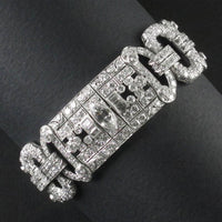 An Art Déco platinum and diamond bracelet, 1930 c.a.