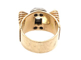 Retro gold and diamond ring, 1940 c.a.
