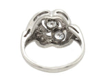Art Déco white gold and diamond ring, 1930 c.a.