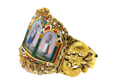 Antique gold enamelled bracelet, 1835