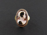 Georgian gold and agate cameo ring