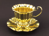 A XIX Century French silver and silt Tea Cup Set from Odiot in original box. Paris 1860