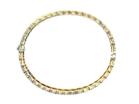 Mario Buccellati gold and diamond bangle