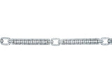 An Art Deco platinum and diamond bracelet. Oscar Heyman, USA, 1930