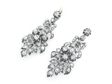 Important Victorian diamond chandelier earrings
