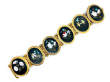 Victorian gold and mosaic bracelet