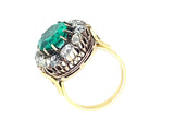Victorian diamond and emerald ring