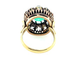 Victorian diamond and emerald ring
