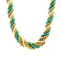Van Cleef et Arpels gold, pearl and turquoise set