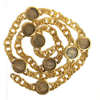 Collana Bulgari in oro e monete antiche
